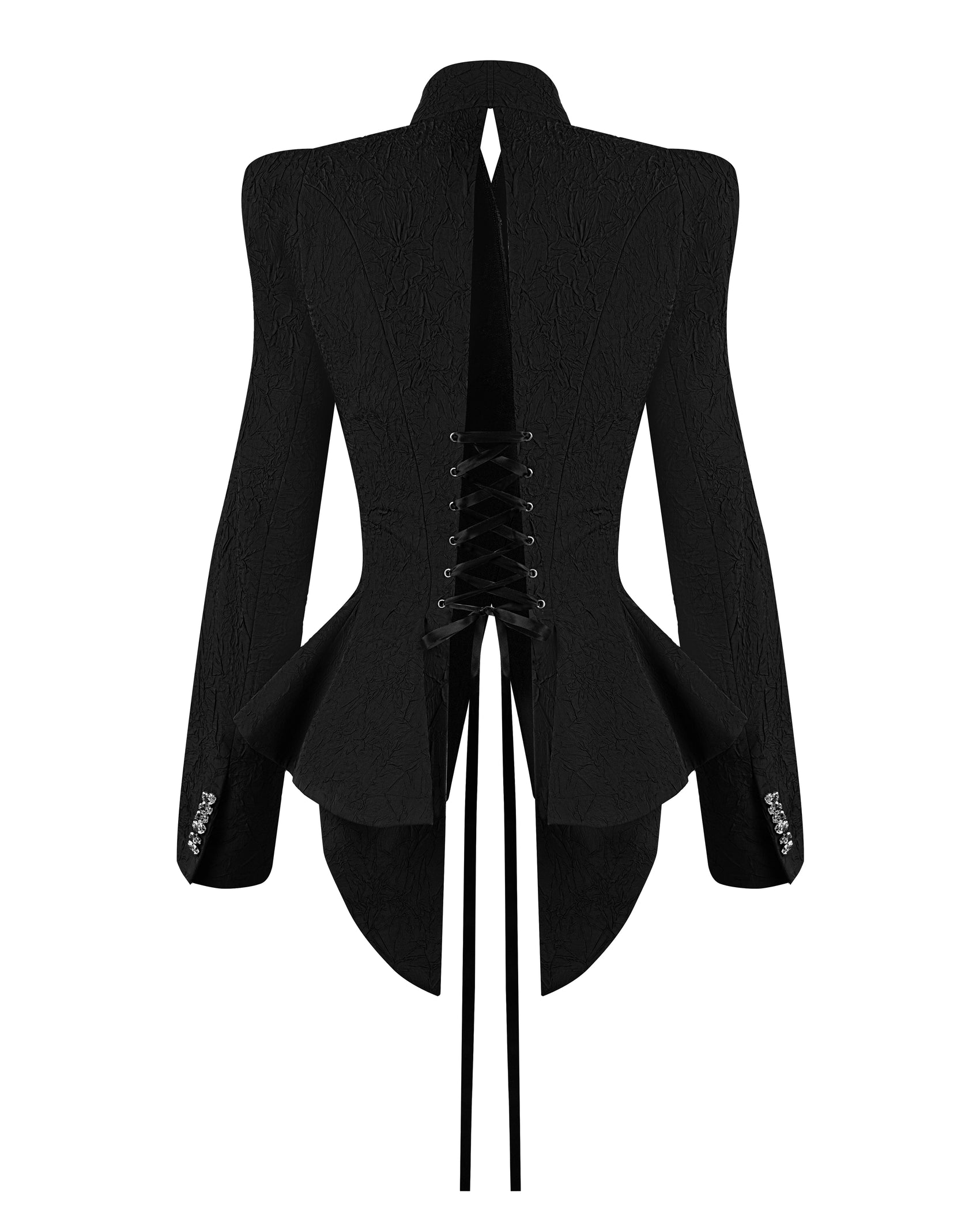 BESKAP JACKET WITH FLARED HEMS