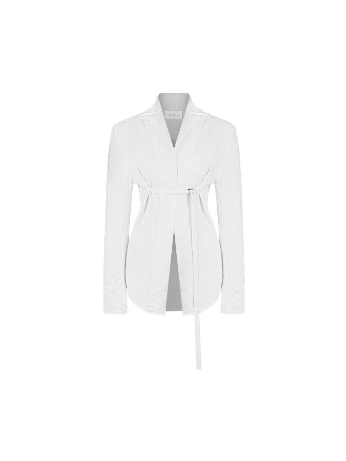 TAILORED SHIRT WITH BELT OPENING