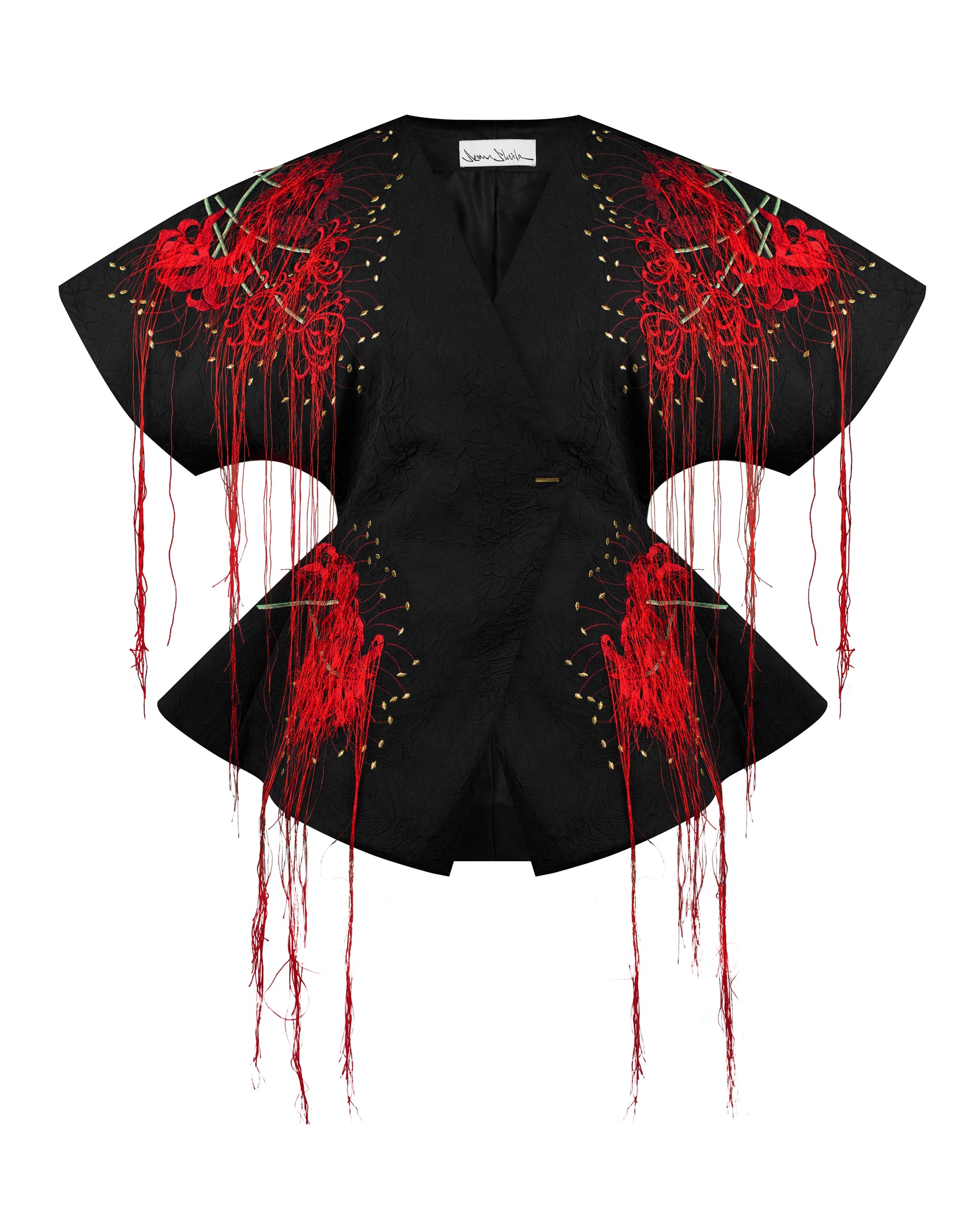 SIGNATURE EMBROIDERED KIMONO