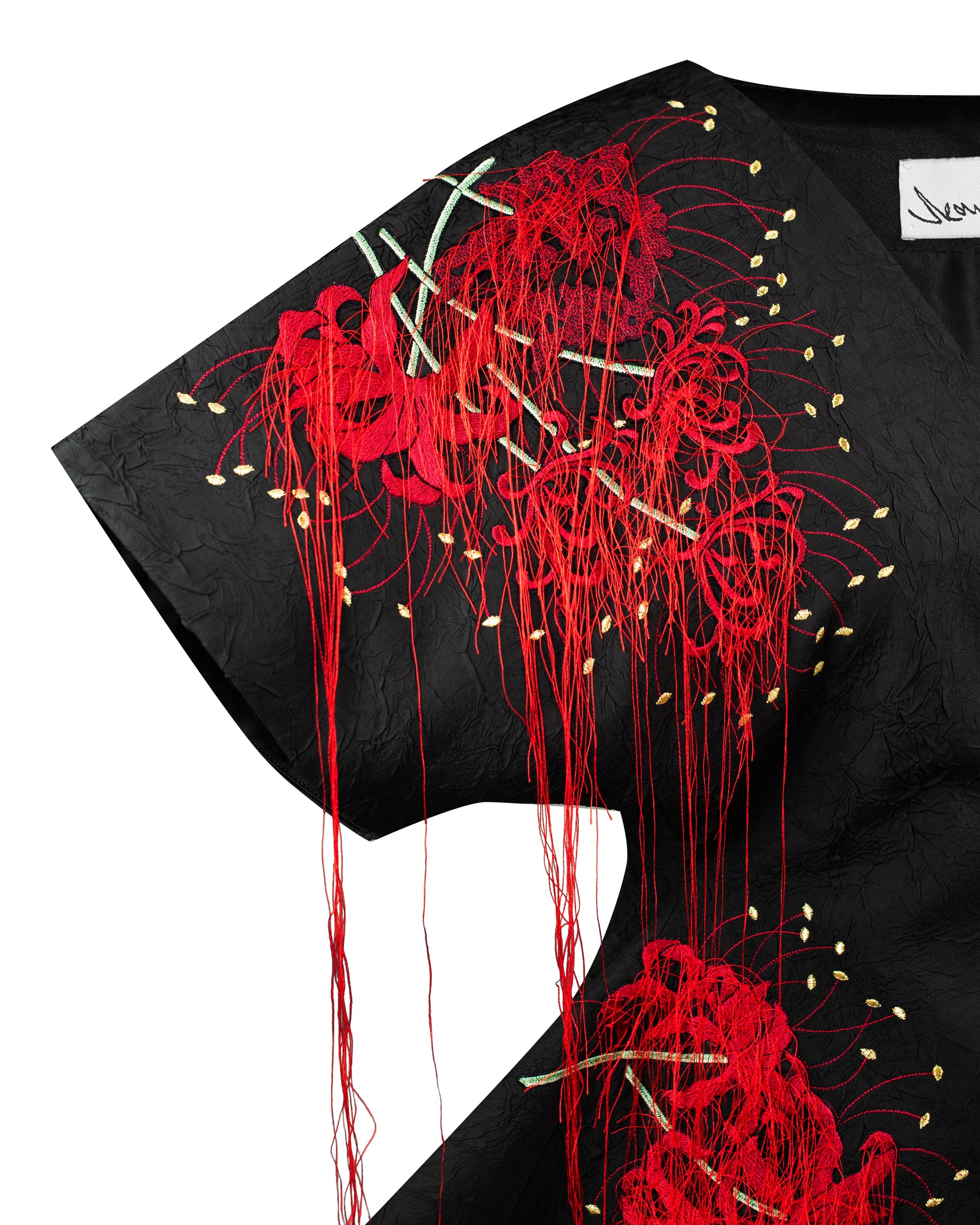 SIGNATURE EMBROIDERED KIMONO