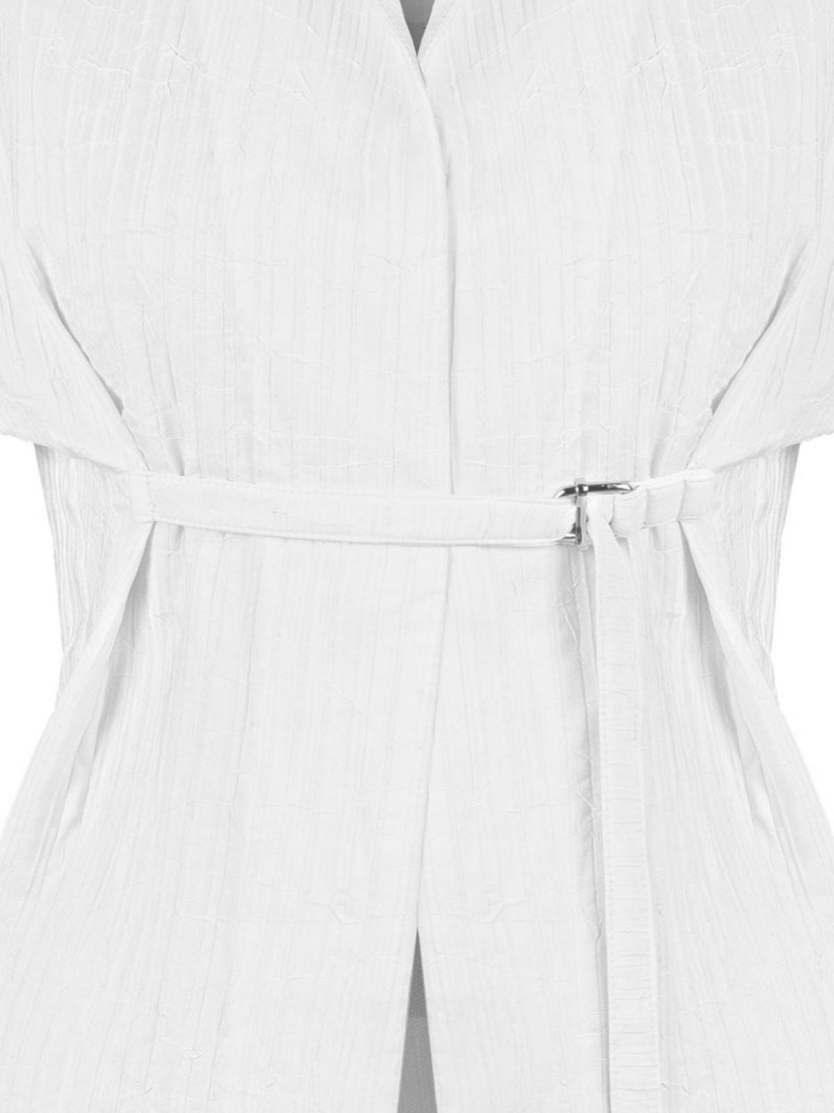 TAILORED SHIRT WITH BELT OPENING