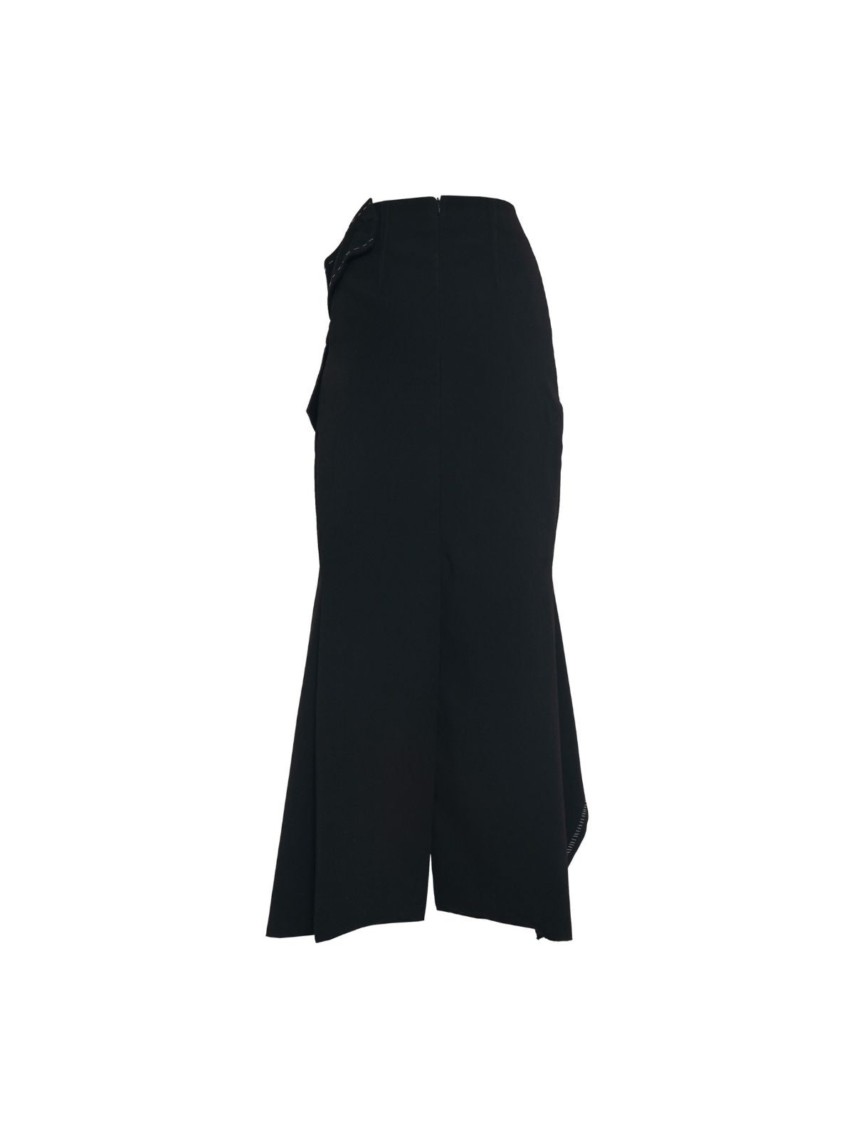 DECONSTRUCTED BLACK MAXI SKIRT