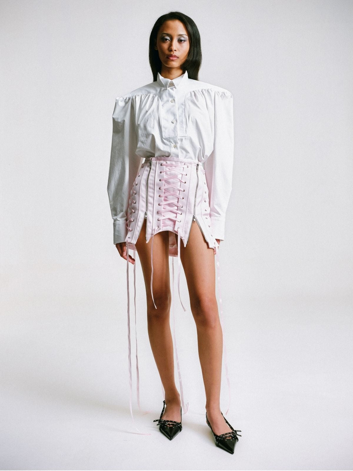 GATHERED BLOUSE