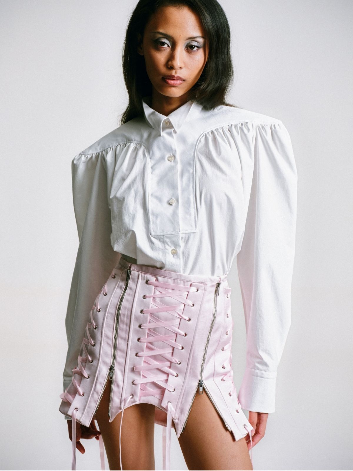 GATHERED BLOUSE