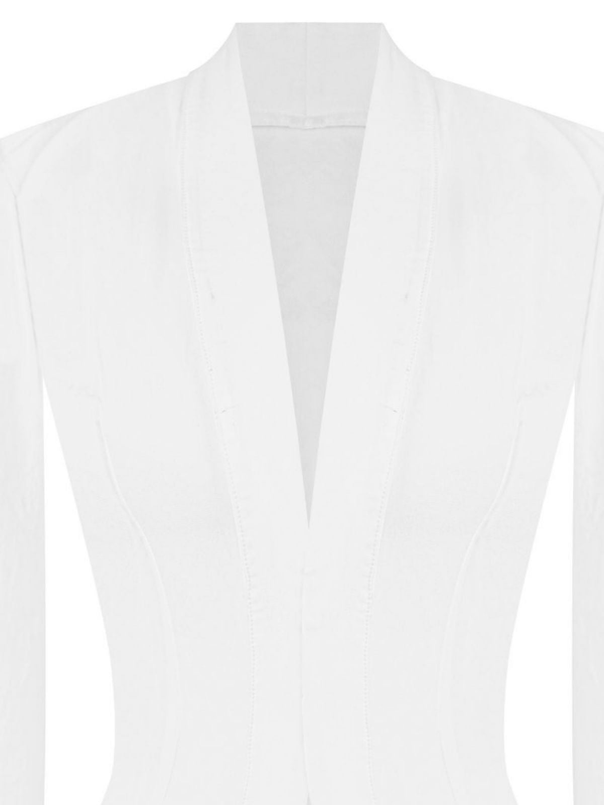 WHITE KEBAYA WITH CORSET DETAIL