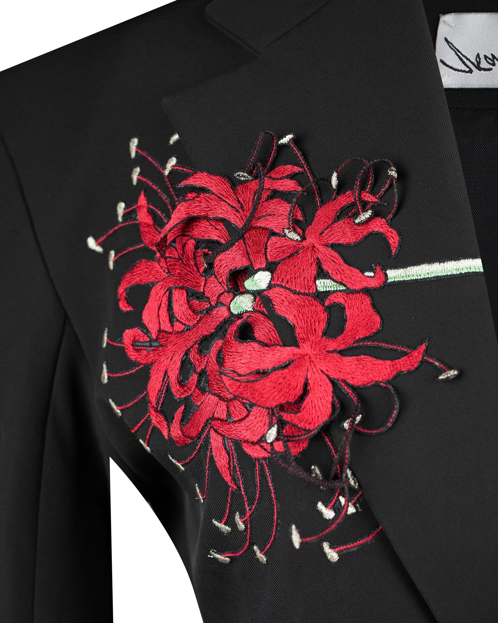 CLASSIC TAILORED SUIT WITH EMBROIDERY