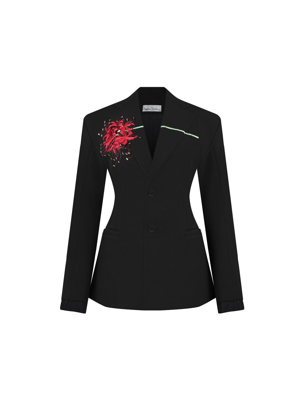 CLASSIC TAILORED SUIT WITH EMBROIDERY