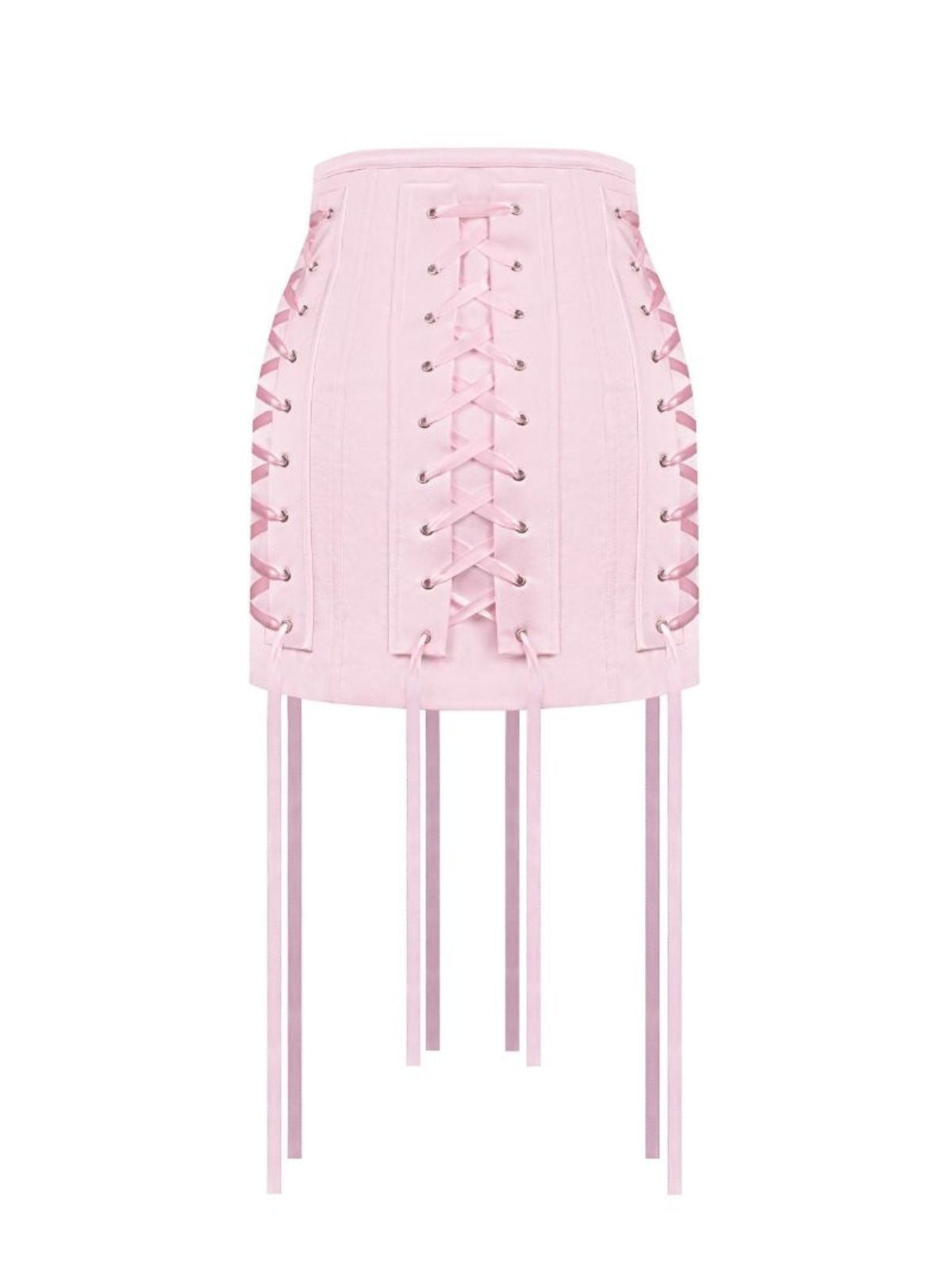 CORSETED MINI SKIRT