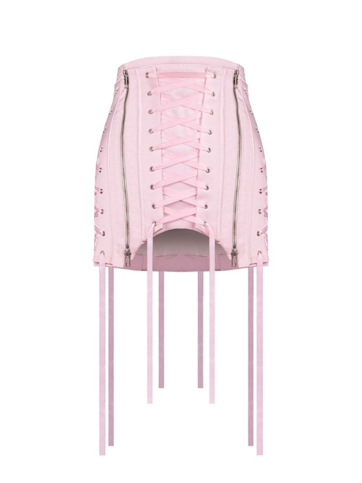 CORSETED MINI SKIRT