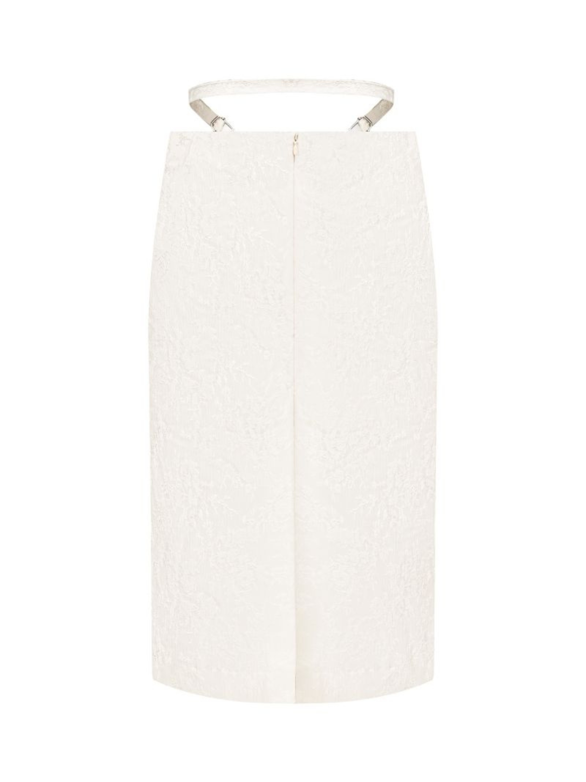 PENCIL SKIRT WITH STENCIL DETAILS