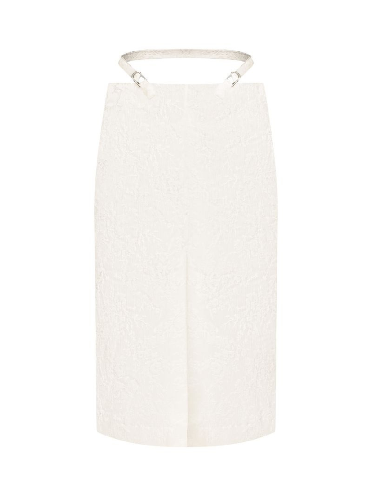 PENCIL SKIRT WITH STENCIL DETAILS