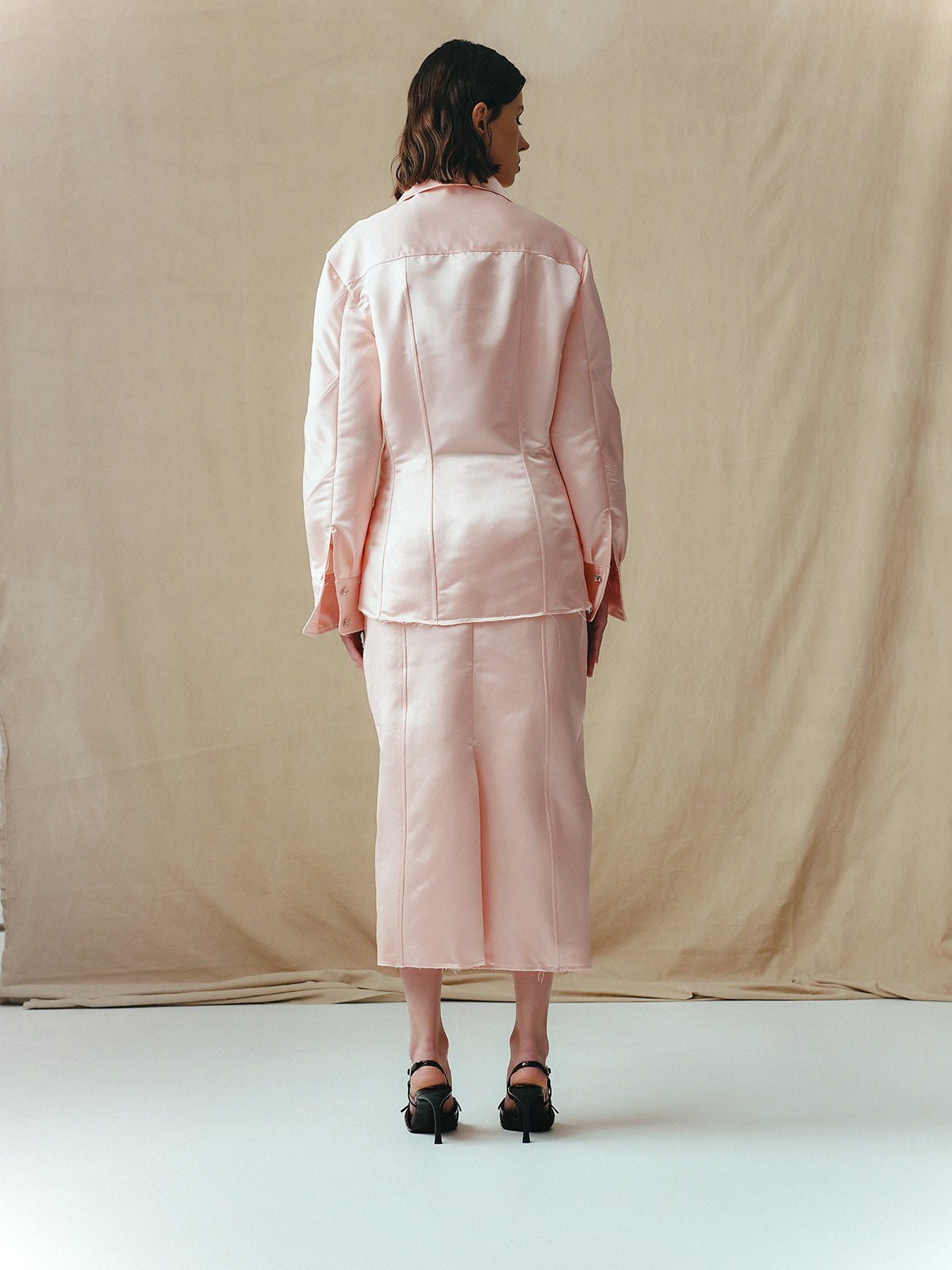 TAILORED SHIRT WITH CORSET PANELS