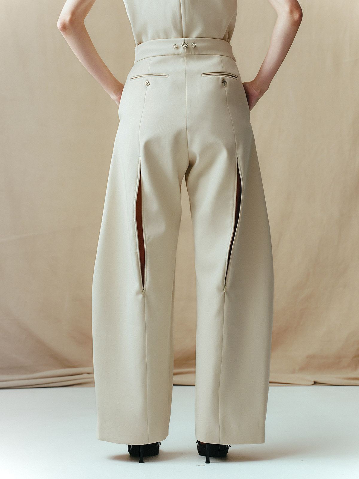 COWBOY TROUSERS WITH EMBELLISHMENTS